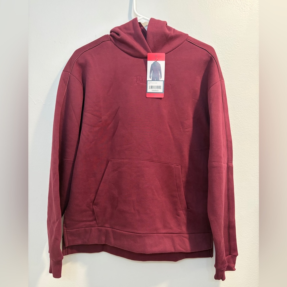 PUMA Women's Burgundy Hoodie Size M